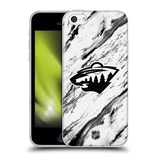 NHL Minnesota Wild Marble Soft Gel Case for Apple iPhone 5c