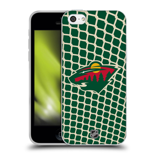 NHL Minnesota Wild Net Pattern Soft Gel Case for Apple iPhone 5c