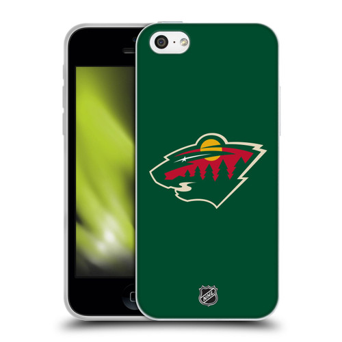 NHL Minnesota Wild Plain Soft Gel Case for Apple iPhone 5c
