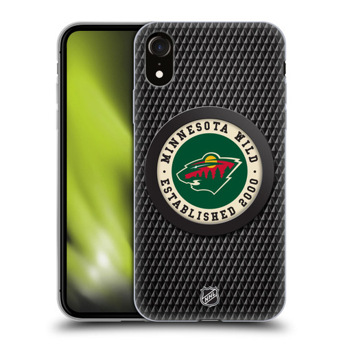 NHL Minnesota Wild Puck Texture Soft Gel Case for Apple iPhone XR NHL Minnesota Wild Puck Texture Soft Gel Case for Apple iPhone XR