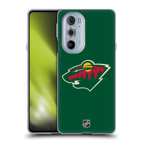 NHL Minnesota Wild Plain Soft Gel Case for Motorola Edge X30