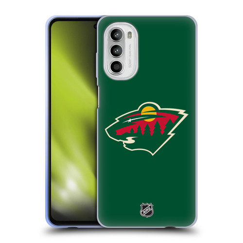 NHL Minnesota Wild Plain Soft Gel Case for Motorola Moto G52