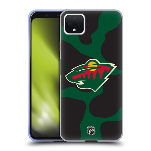 NHL Minnesota Wild Cow Pattern Soft Gel Case for Google Pixel 4 XL