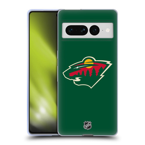 NHL Minnesota Wild Plain Soft Gel Case for Google Pixel 7 Pro