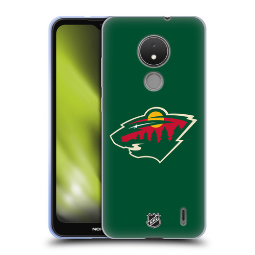 NHL Minnesota Wild Plain Soft Gel Case for Nokia C21