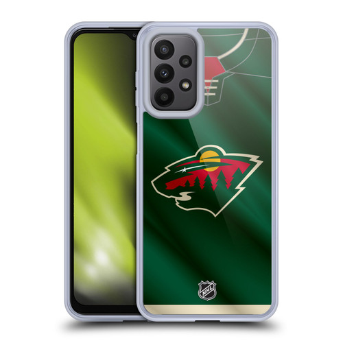 NHL Minnesota Wild Jersey Soft Gel Case for Samsung Galaxy A23 / 5G (2022)