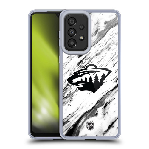 NHL Minnesota Wild Marble Soft Gel Case for Samsung Galaxy A33 5G (2022)