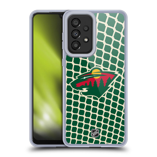 NHL Minnesota Wild Net Pattern Soft Gel Case for Samsung Galaxy A33 5G (2022)