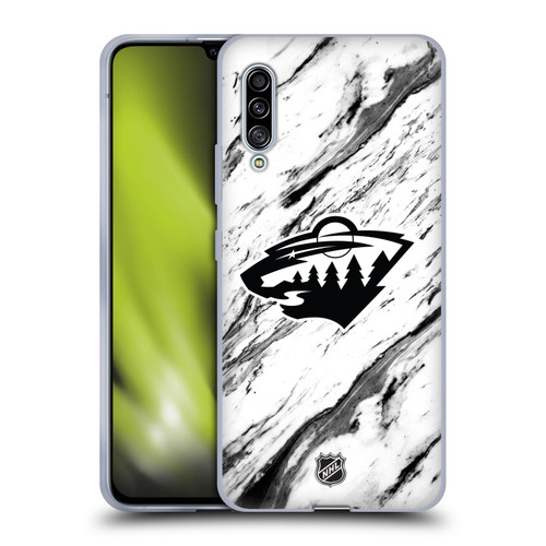 NHL Minnesota Wild Marble Soft Gel Case for Samsung Galaxy A90 5G (2019)
