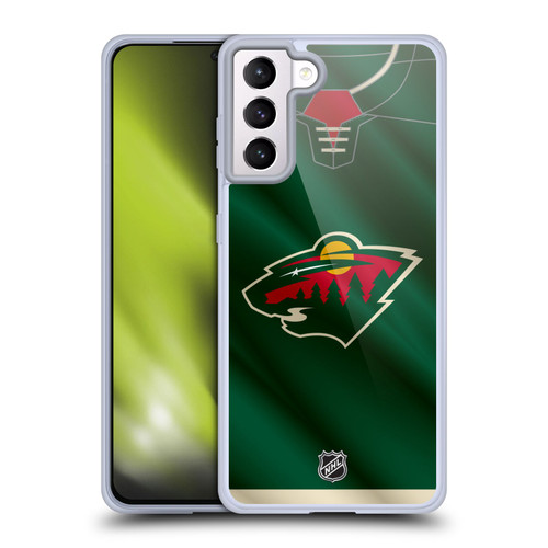 NHL Minnesota Wild Jersey Soft Gel Case for Samsung Galaxy S21+ 5G