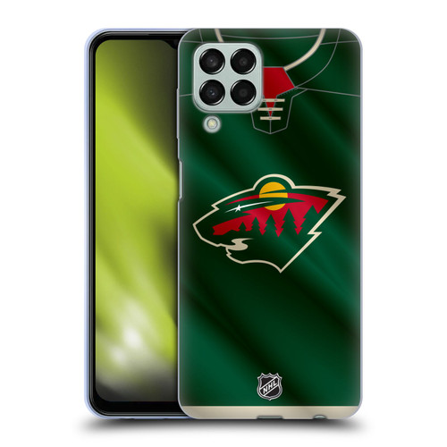 NHL Minnesota Wild Jersey Soft Gel Case for Samsung Galaxy M33 (2022)