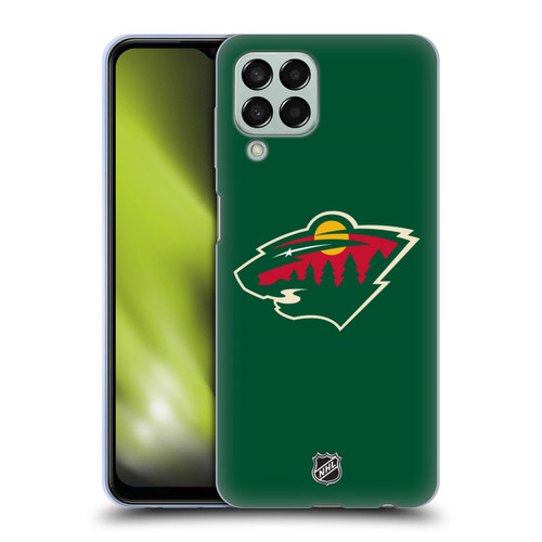 NHL Minnesota Wild Plain Soft Gel Case for Samsung Galaxy M33 (2022)