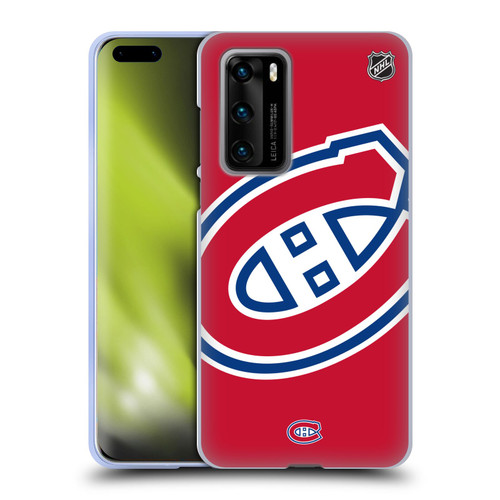 NHL Montreal Canadiens Oversized Soft Gel Case for Huawei P40 5G