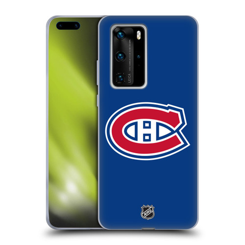 NHL Montreal Canadiens Plain Soft Gel Case for Huawei P40 Pro / P40 Pro Plus 5G