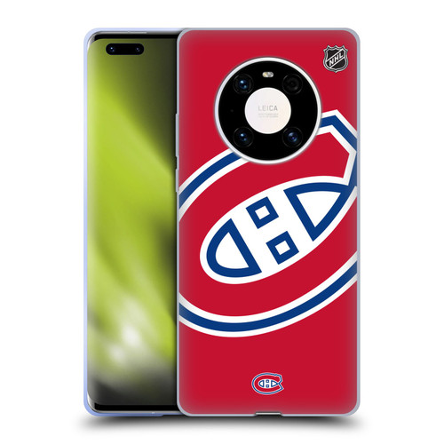 NHL Montreal Canadiens Oversized Soft Gel Case for Huawei Mate 40 Pro 5G