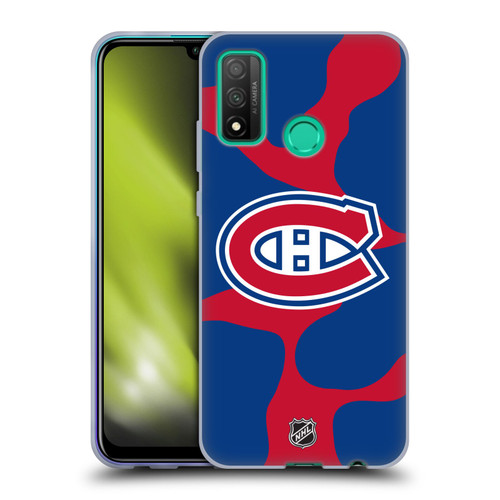 NHL Montreal Canadiens Cow Pattern Soft Gel Case for Huawei P Smart (2020)