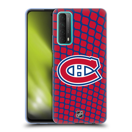 NHL Montreal Canadiens Net Pattern Soft Gel Case for Huawei P Smart (2021)