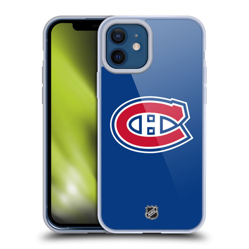 NHL Montreal Canadiens Plain Soft Gel Case for Apple iPhone 12 / iPhone 12 Pro