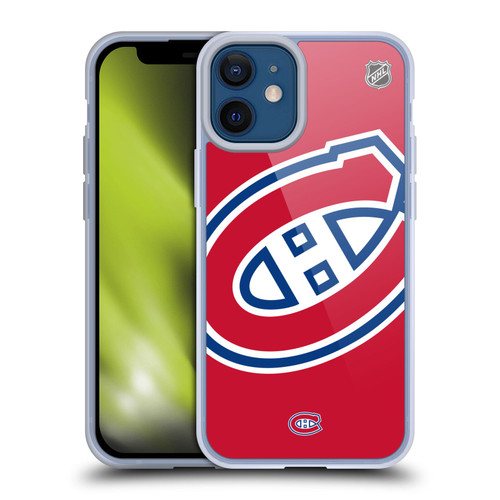 NHL Montreal Canadiens Oversized Soft Gel Case for Apple iPhone 12 Mini