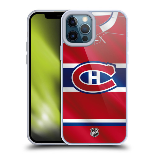 NHL Montreal Canadiens Jersey Soft Gel Case for Apple iPhone 12 Pro Max