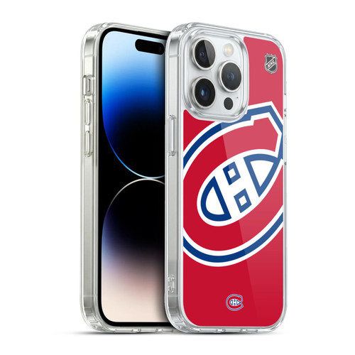 NHL Montreal Canadiens Oversized Soft Gel Case for Apple iPhone 13 Pro