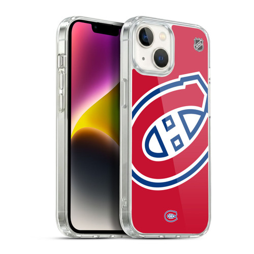 NHL Montreal Canadiens Oversized Soft Gel Case for Apple iPhone 14