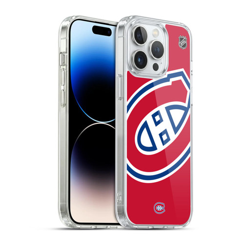 NHL Montreal Canadiens Oversized Soft Gel Case for Apple iPhone 14 Pro Max