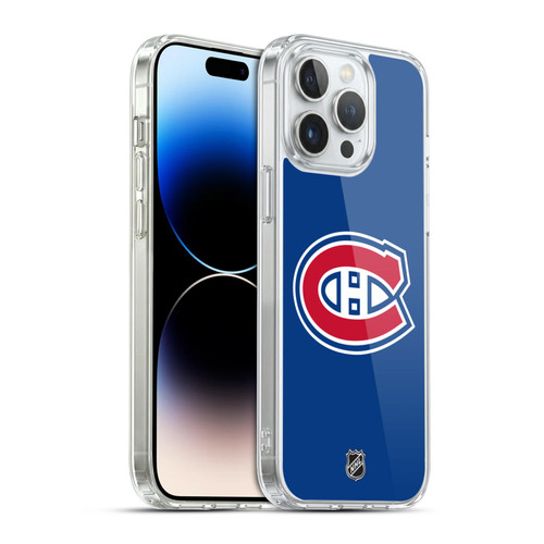 NHL Montreal Canadiens Plain Soft Gel Case for Apple iPhone 14 Pro Max