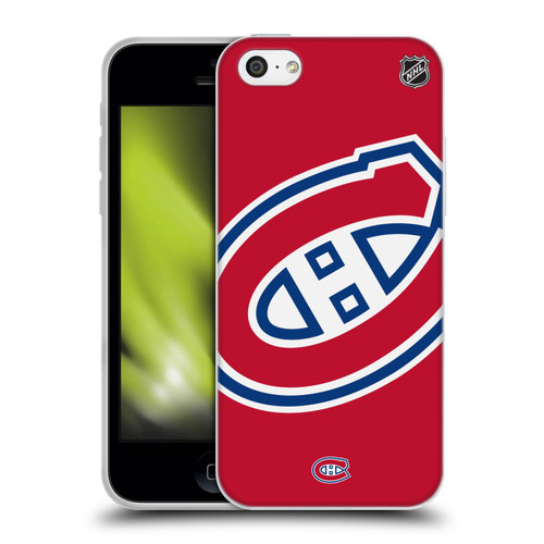 NHL Montreal Canadiens Oversized Soft Gel Case for Apple iPhone 5c