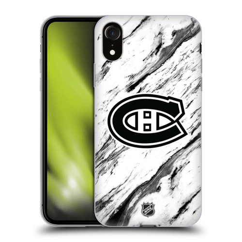 NHL Montreal Canadiens Marble Soft Gel Case for Apple iPhone XR NHL Montreal Canadiens Marble Soft Gel Case for Apple iPhone XR