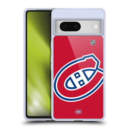 NHL Montreal Canadiens Oversized Soft Gel Case for Google Pixel 7