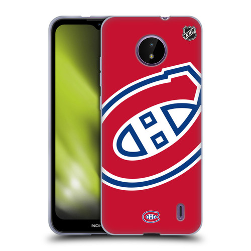 NHL Montreal Canadiens Oversized Soft Gel Case for Nokia C10 / C20