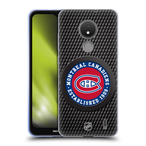 NHL Montreal Canadiens Puck Texture Soft Gel Case for Nokia C21