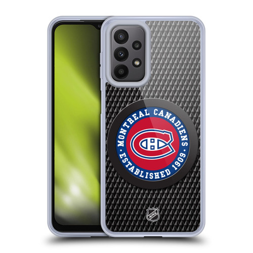 NHL Montreal Canadiens Puck Texture Soft Gel Case for Samsung Galaxy A23 / 5G (2022)