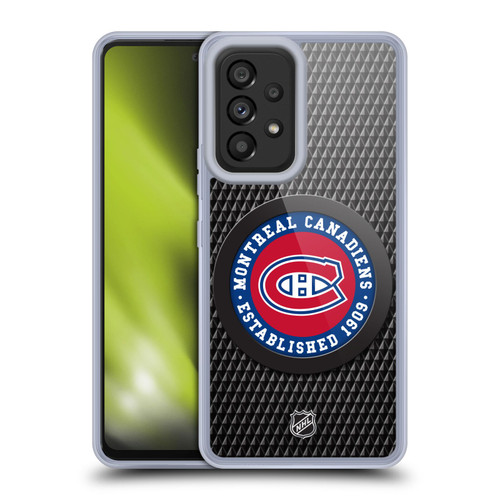 NHL Montreal Canadiens Puck Texture Soft Gel Case for Samsung Galaxy A53 5G (2022)
