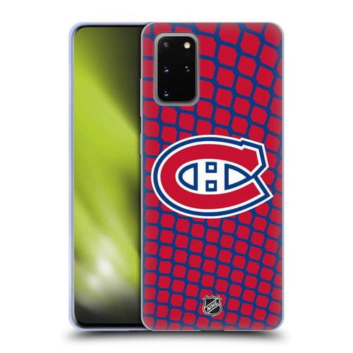 NHL Montreal Canadiens Net Pattern Soft Gel Case for Samsung Galaxy S20+ / S20+ 5G
