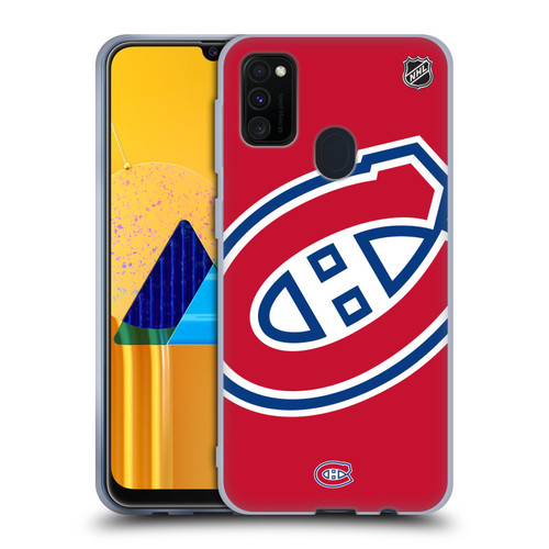 NHL Montreal Canadiens Oversized Soft Gel Case for Samsung Galaxy M30s (2019)/M21 (2020)