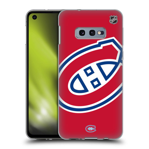 NHL Montreal Canadiens Oversized Soft Gel Case for Samsung Galaxy S10e