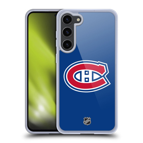 NHL Montreal Canadiens Plain Soft Gel Case for Samsung Galaxy S23+ 5G