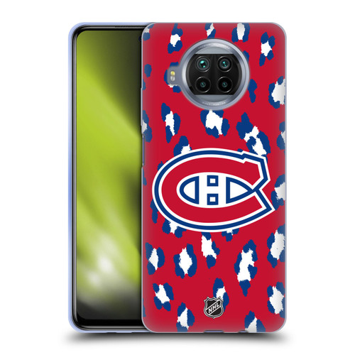 NHL Montreal Canadiens Leopard Pattern Soft Gel Case for Xiaomi Mi 10T Lite 5G