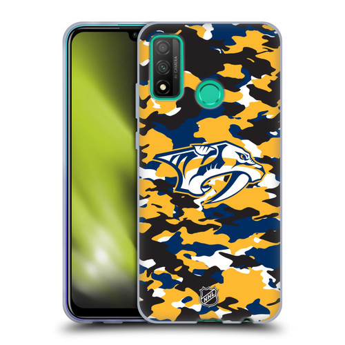 NHL Nashville Predators Camouflage Soft Gel Case for Huawei P Smart (2020)