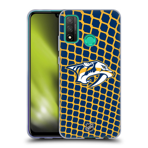 NHL Nashville Predators Net Pattern Soft Gel Case for Huawei P Smart (2020)