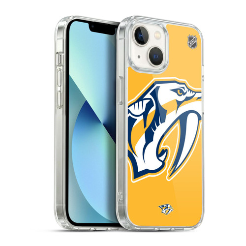 NHL Nashville Predators Oversized Soft Gel Case for Apple iPhone 13