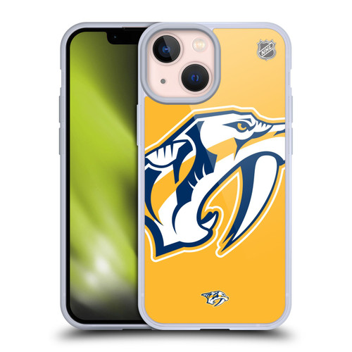 NHL Nashville Predators Oversized Soft Gel Case for Apple iPhone 13 Mini