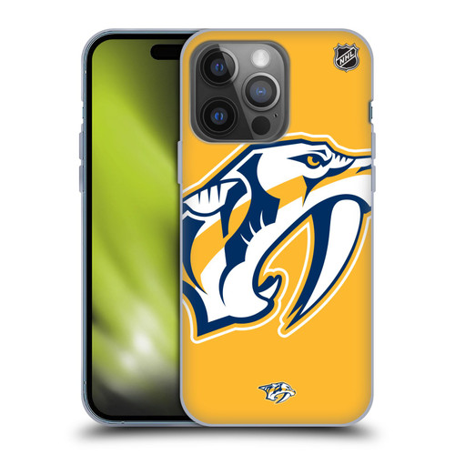 NHL Nashville Predators Oversized Soft Gel Case for Apple iPhone 14 Pro