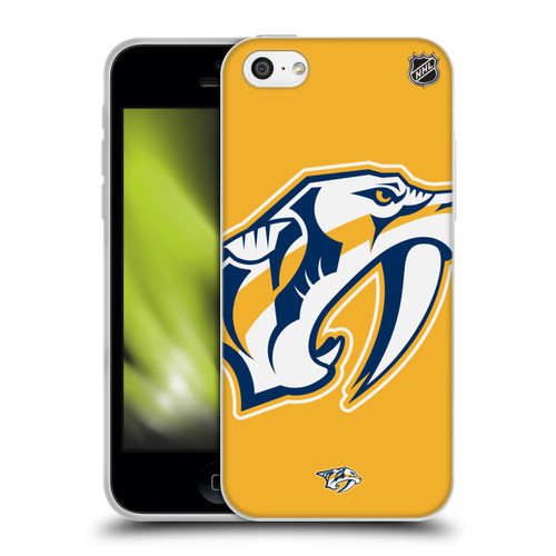 NHL Nashville Predators Oversized Soft Gel Case for Apple iPhone 5c