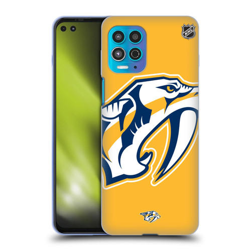 NHL Nashville Predators Oversized Soft Gel Case for Motorola Moto G100