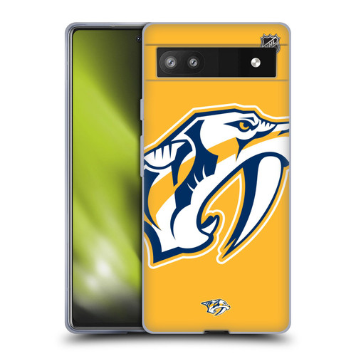 NHL Nashville Predators Oversized Soft Gel Case for Google Pixel 6a