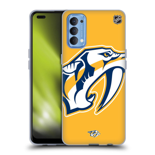 NHL Nashville Predators Oversized Soft Gel Case for OPPO Reno 4 5G