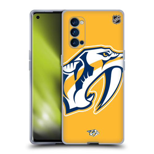 NHL Nashville Predators Oversized Soft Gel Case for OPPO Reno 4 Pro 5G